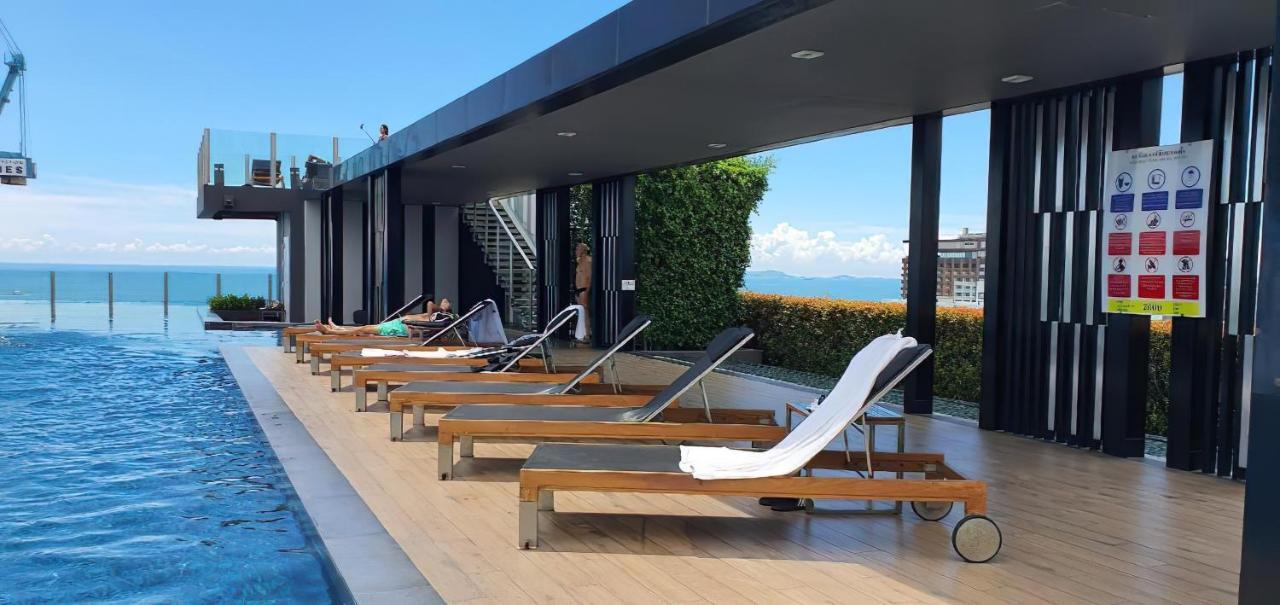 Amazing Infinity Pool Condo Next To The Beach Pattaya Exteriör bild