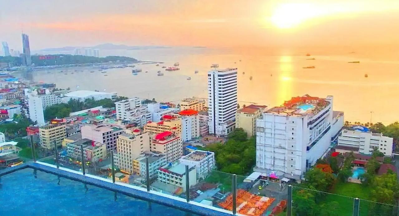 Amazing Infinity Pool Condo Next To The Beach Pattaya Exteriör bild