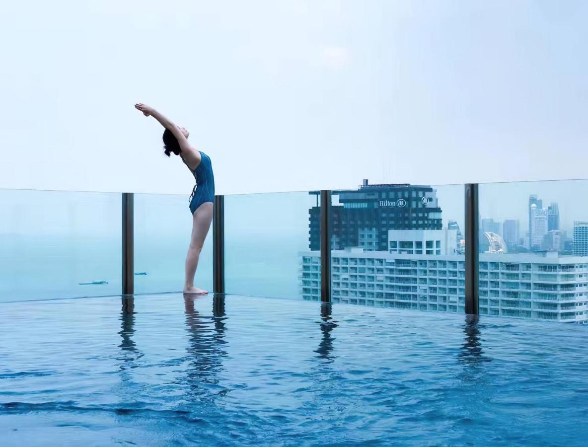 Amazing Infinity Pool Condo Next To The Beach Pattaya Exteriör bild