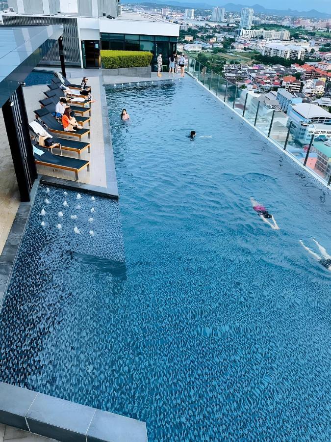 Amazing Infinity Pool Condo Next To The Beach Pattaya Exteriör bild